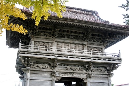 永泉寺山門 給人町 由利本荘市 秋田県
