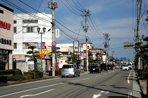 街並み 本町1丁目 天童市 山形県