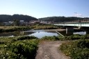 旧羽州街道（小国川渡し場跡付近） 舟形 舟形町 最上郡 山形県