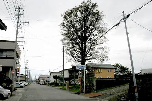 鳥越一里塚 鳥越 新庄市 山形県