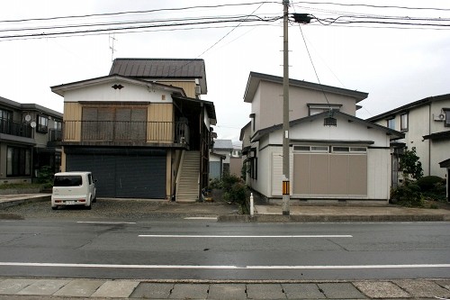 佐藤宅「奥の細道風流亭跡」付近 上金沢町 新庄市 山形県