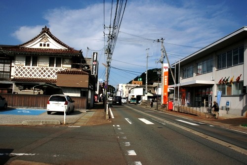 旧楯岡宿本陣付近 十日町 楯岡 村山市 山形県