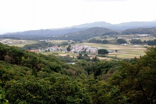 猿羽根峠より眺望 舟形 舟形町 最上郡 山形県