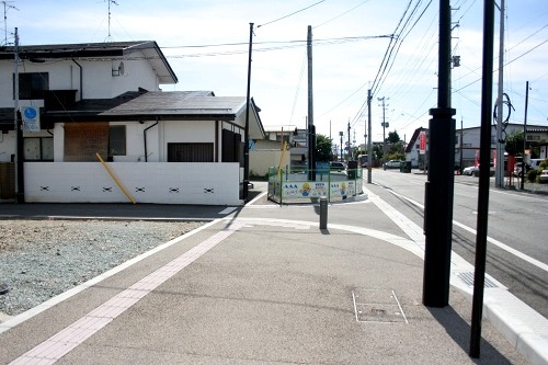 旧山寺街道起点 一日町1丁目 天童市 山形県