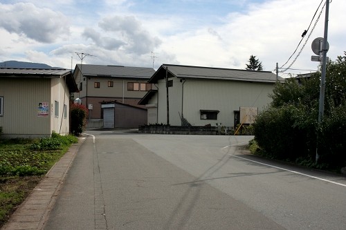 旧山寺街道 下荻野戸 天童市 山形県