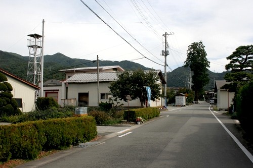 家並み 石倉 下荻野戸 天童市 山形県