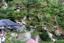 修行の岩場 立石寺 山寺 山形市 山形県
