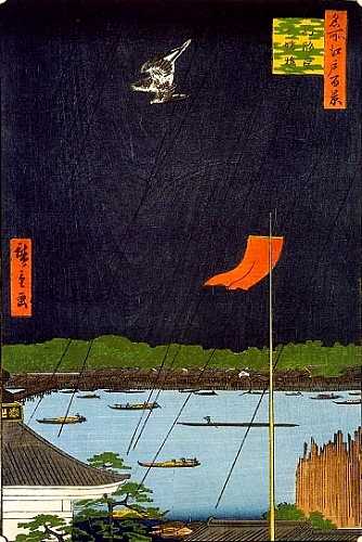 駒形堂吾妻橋 広重 名所江戸百景